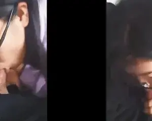 Bé kính cận bú mút cho người yêu trong quán phở – Viet69