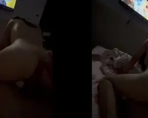 Rủ vào nhà nghỉ xem phim nhưng lại thành thú nhún của em – Viet69