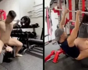 Sex cặp đôi dâm dục vừa tập gym vừa làm tình – Clipvn18