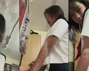 Anh trai xăm trổ chim cong chơi không bao với bé người yêu non tơ – Viet69