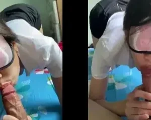 Em nhân viên văn phòng trong bộ đồ công sở vừa đi làm về lao vào bú mút – Viet69