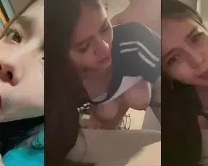 Em sinh viên vú to lai tây trong bộ đồng phục thể dục trường – Viet69