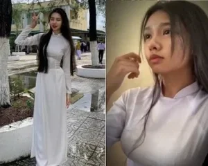 Lâm Kim Thư nữ sinh áo dài xinh đẹp – Viet69