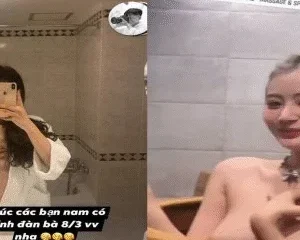 Clip hot tiktoker Triệu Linh Trang bị lộ tung lên mạng