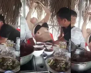 Về miền Tây nhậu được bạn chiêu đãi món đặc sản tại bàn